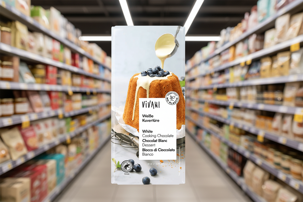 10 x Vivani White cooking chocolate - 200g
