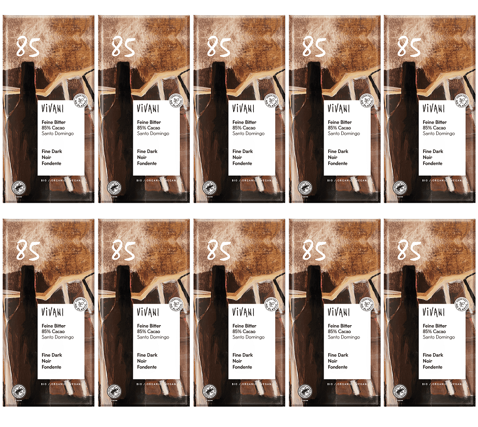 10 x Vivani Fine Dark 85% Cocoa Organic - 100g