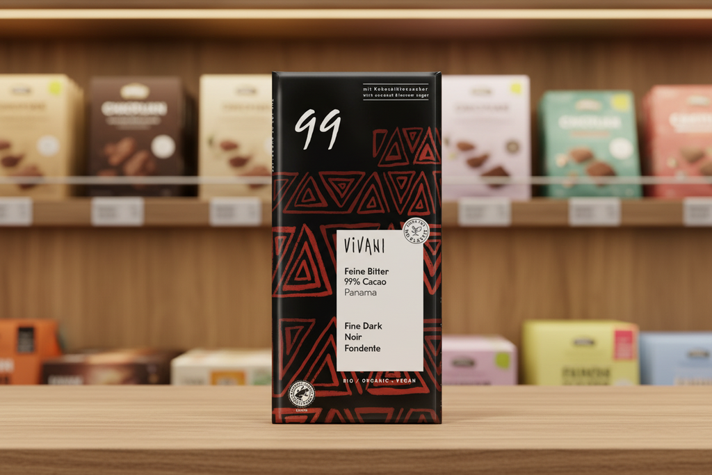 10 x Vivani Fine Dark 99% cocoa Organic - 80g