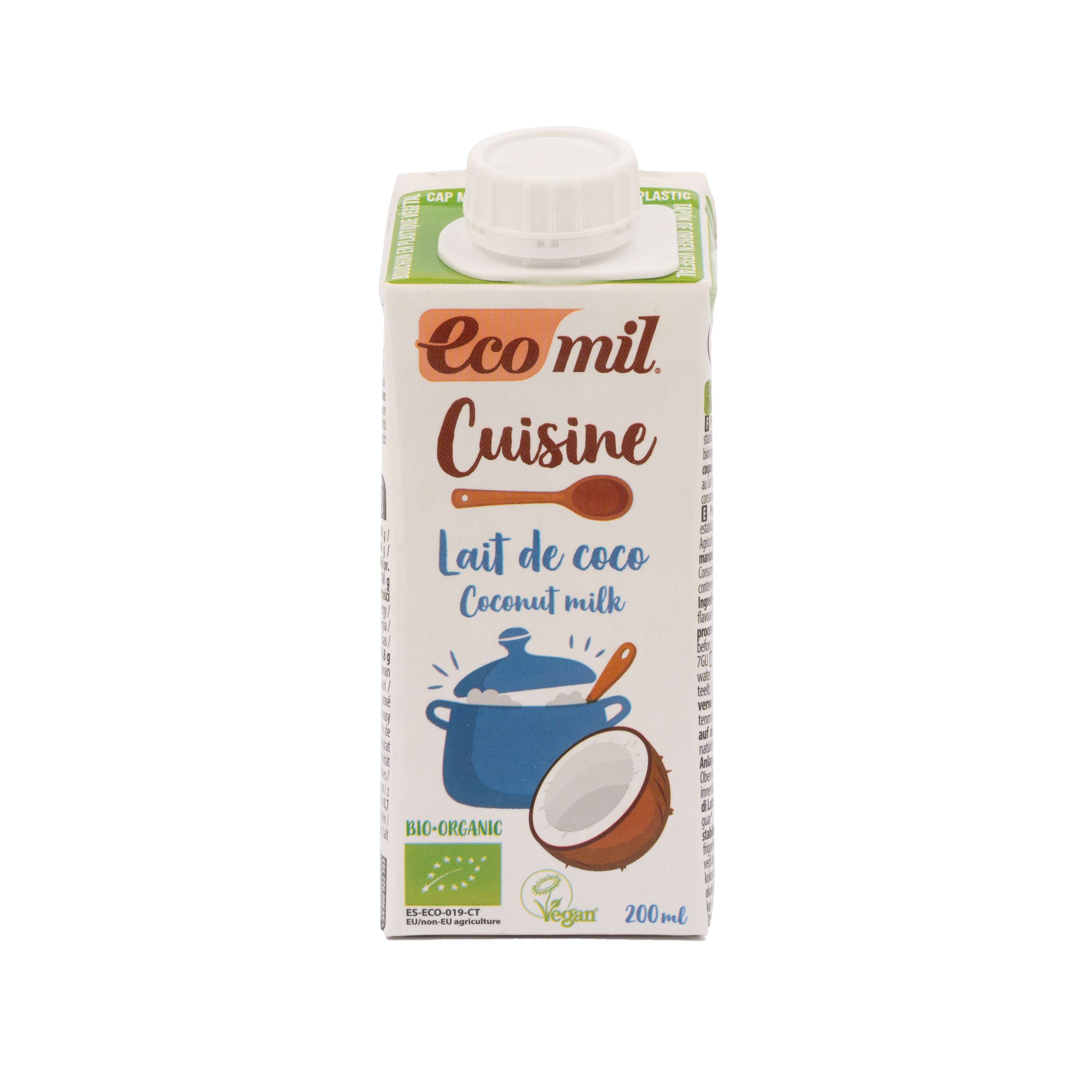 Ecomil Cuisine coconut Bio - 200ml