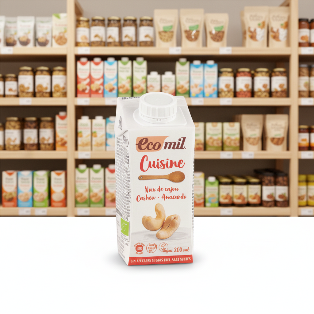 Ecomil Cuisine cashew sugar-free Bio - 200ml