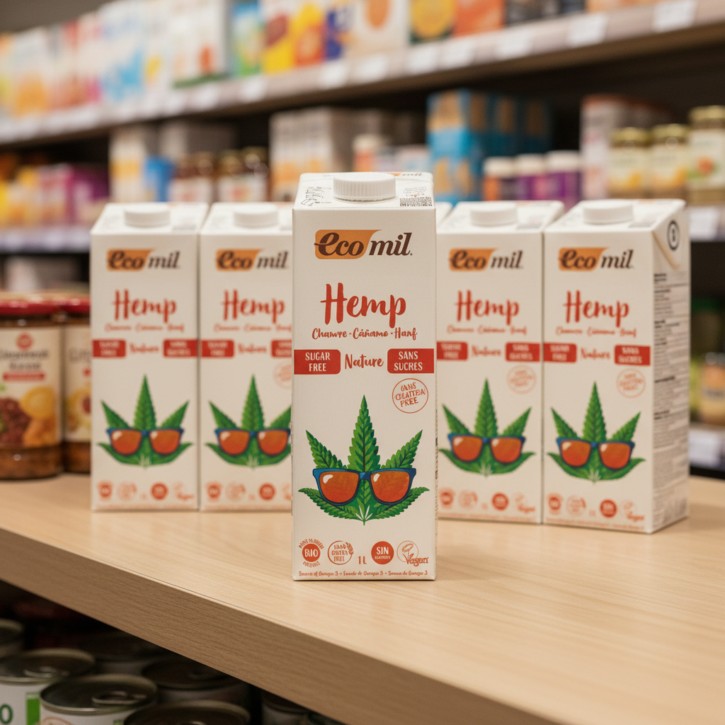 Ecomil Hemp drink sugar-free Bio - 1ltr