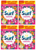 4 x Surf Powder Tropical 23 Wash 1.15Kg