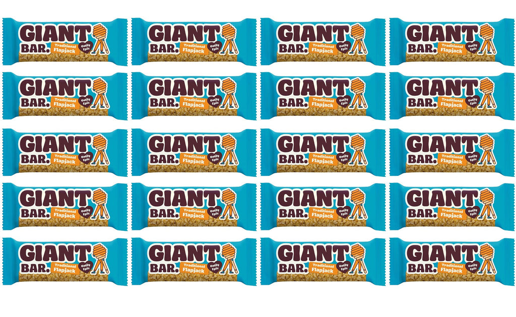 20 x Ma Baker Giant Bar Traditional Flapjack - 90g