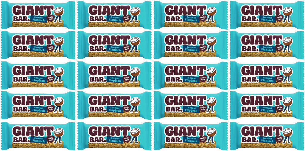 20 x Ma Baker Giant Bar Coconut Flapjack - 90g