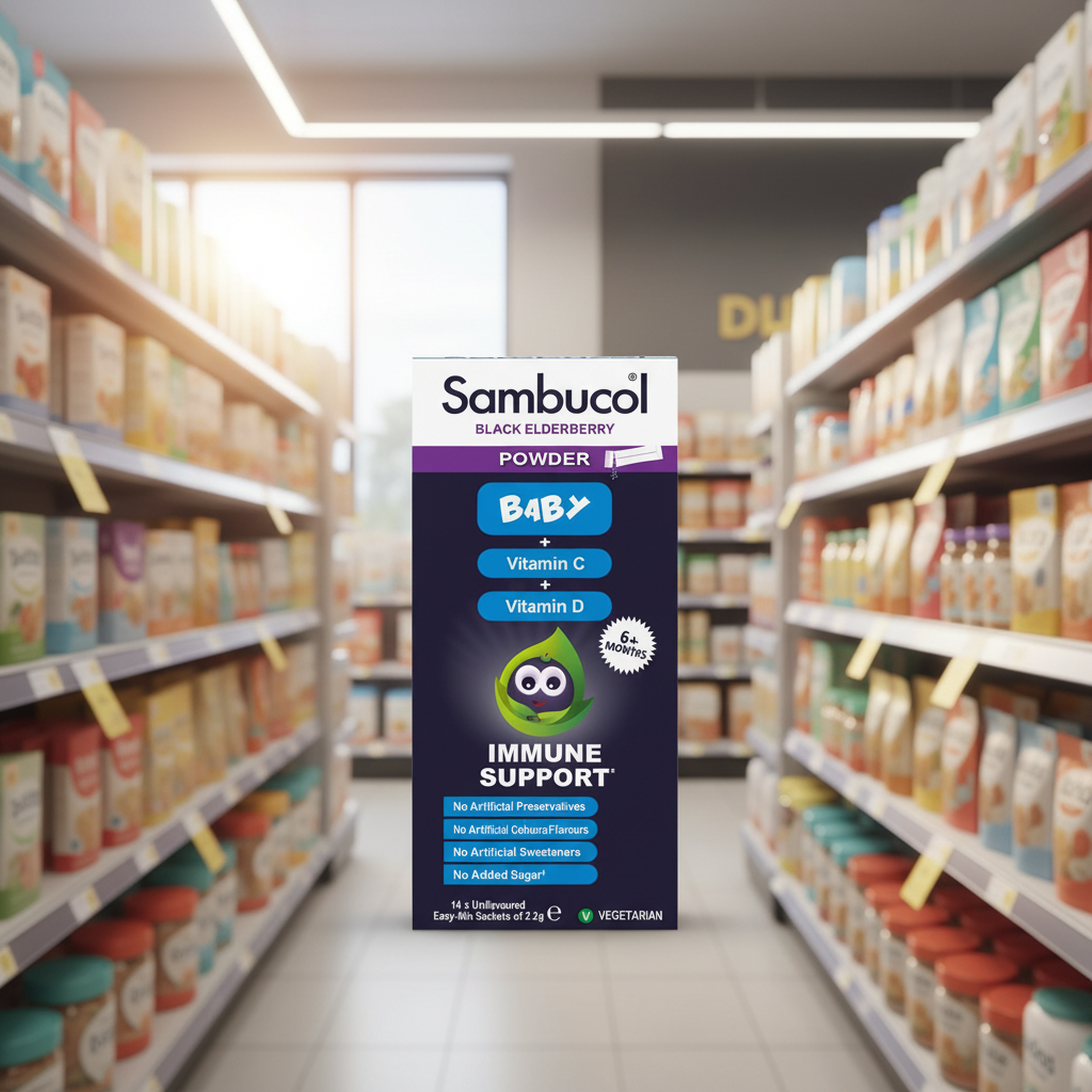 Sambucol  Baby Powder - 14pc