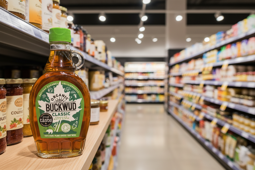 6 x Buckwud Buckwud Organic Maple Syrup - 250g