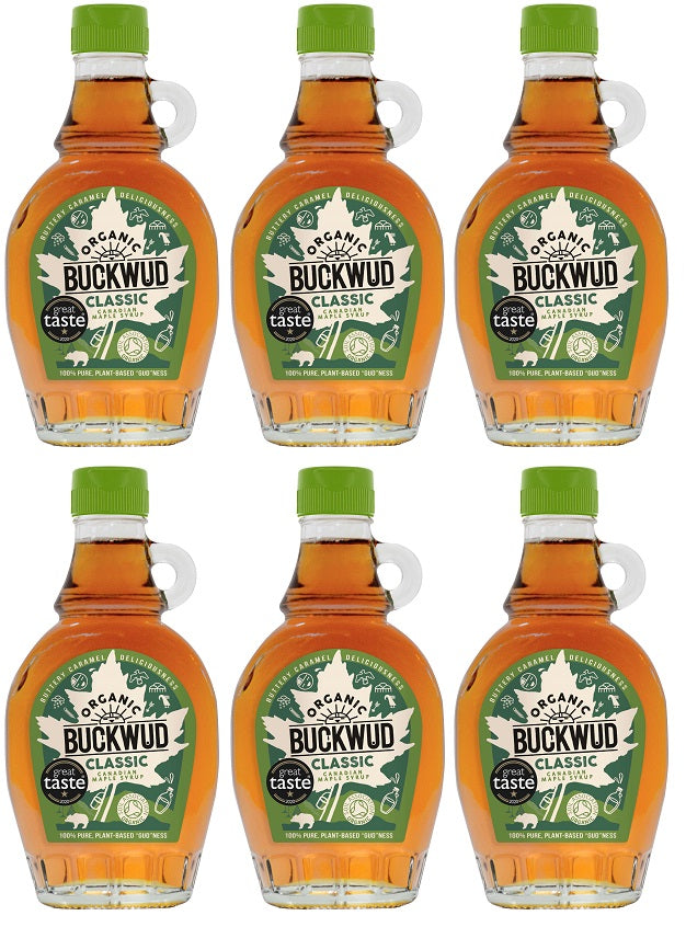 6 x Buckwud Buckwud Organic Maple Syrup - 250g