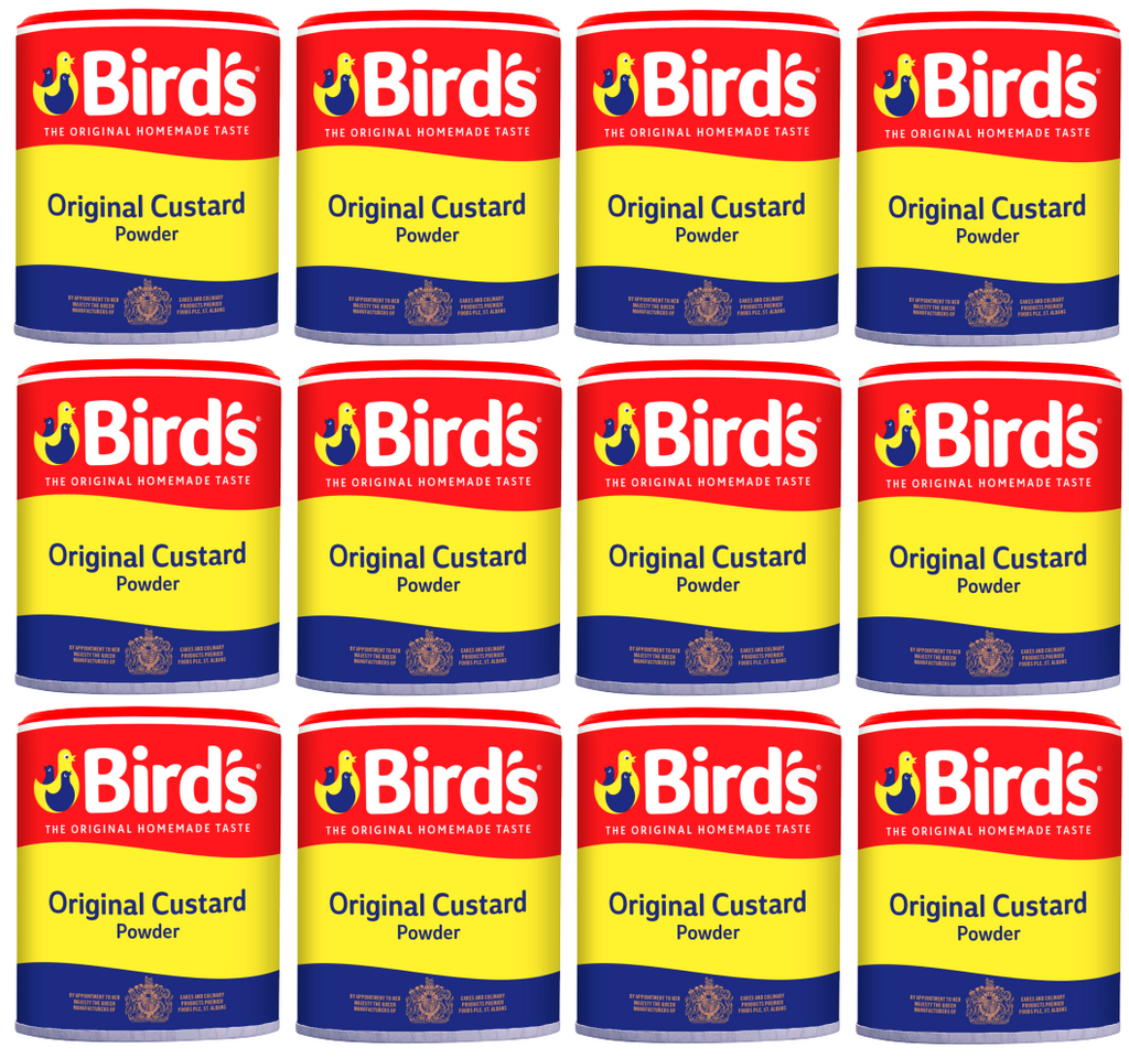 12 x Birds Trad Custard Powder Pb - 250Gm