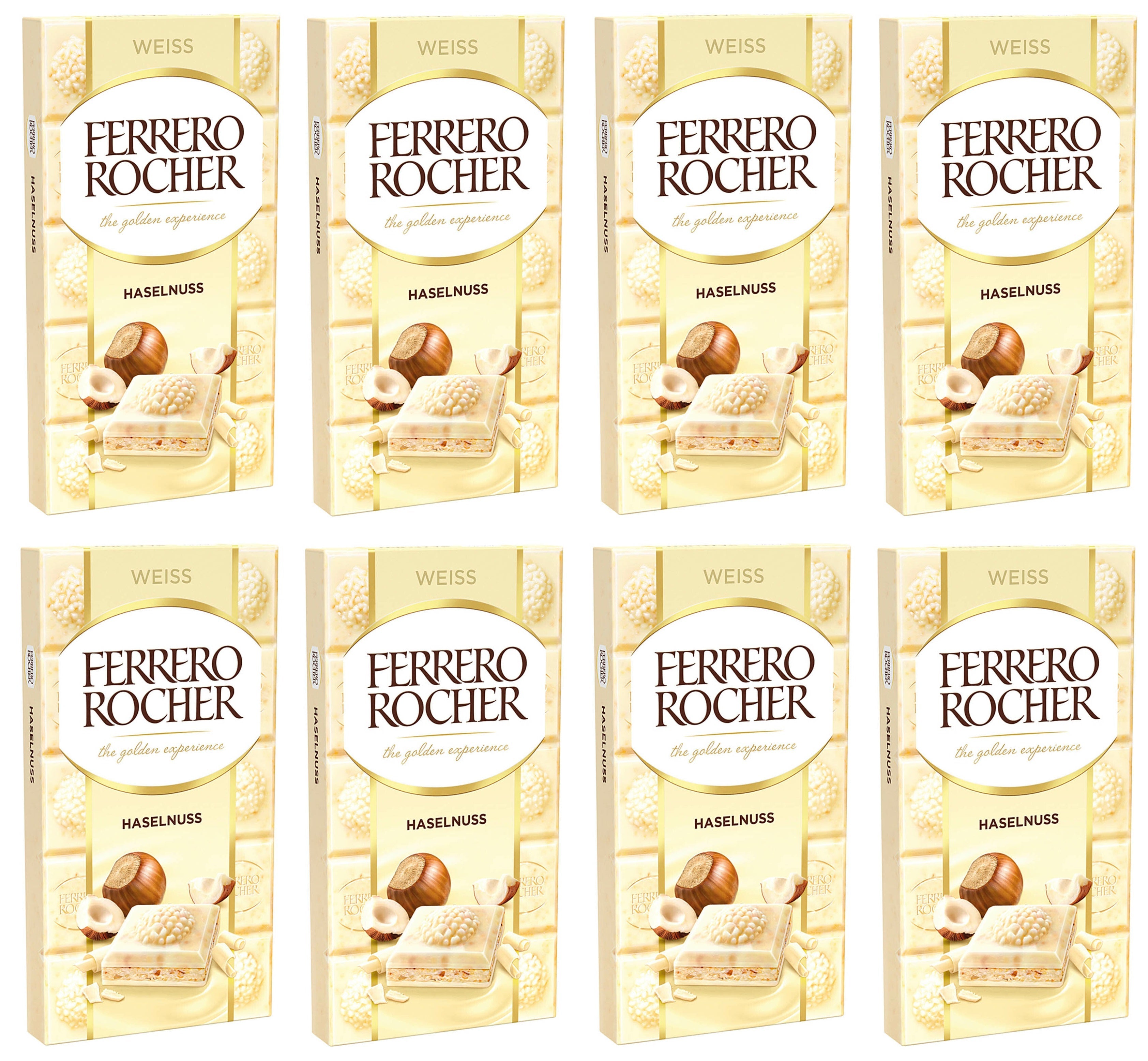 8 x Ferrero Rocher White Large Bar - 90GM