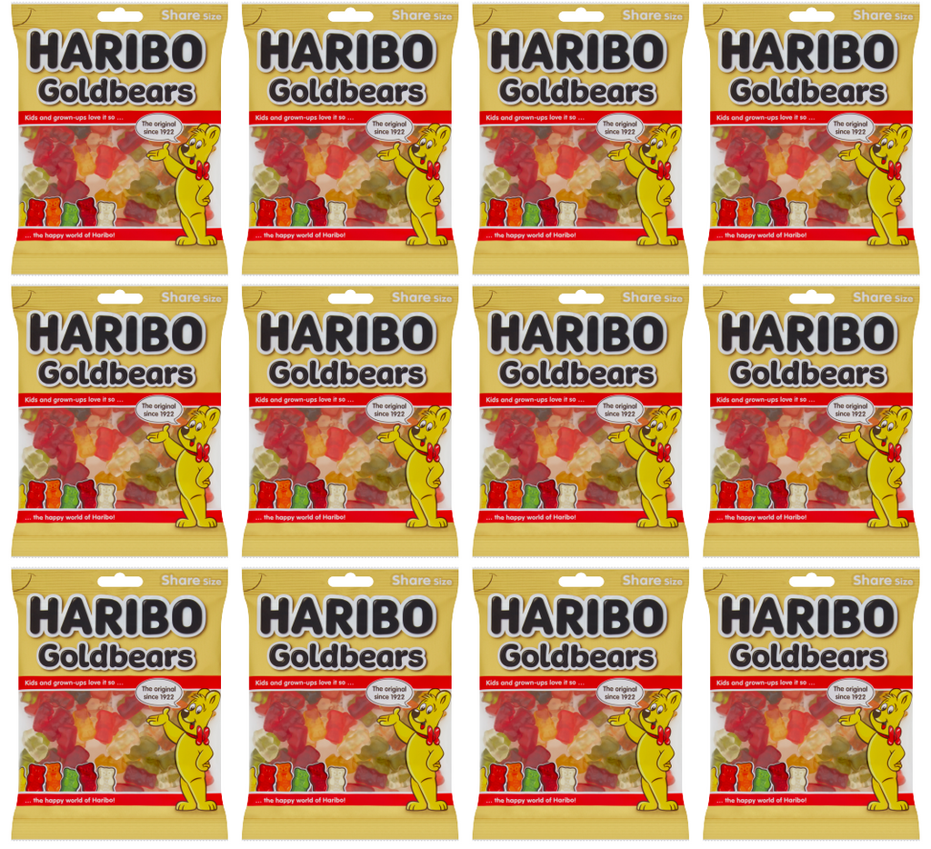 12 x Haribo Goldbears 160Gm