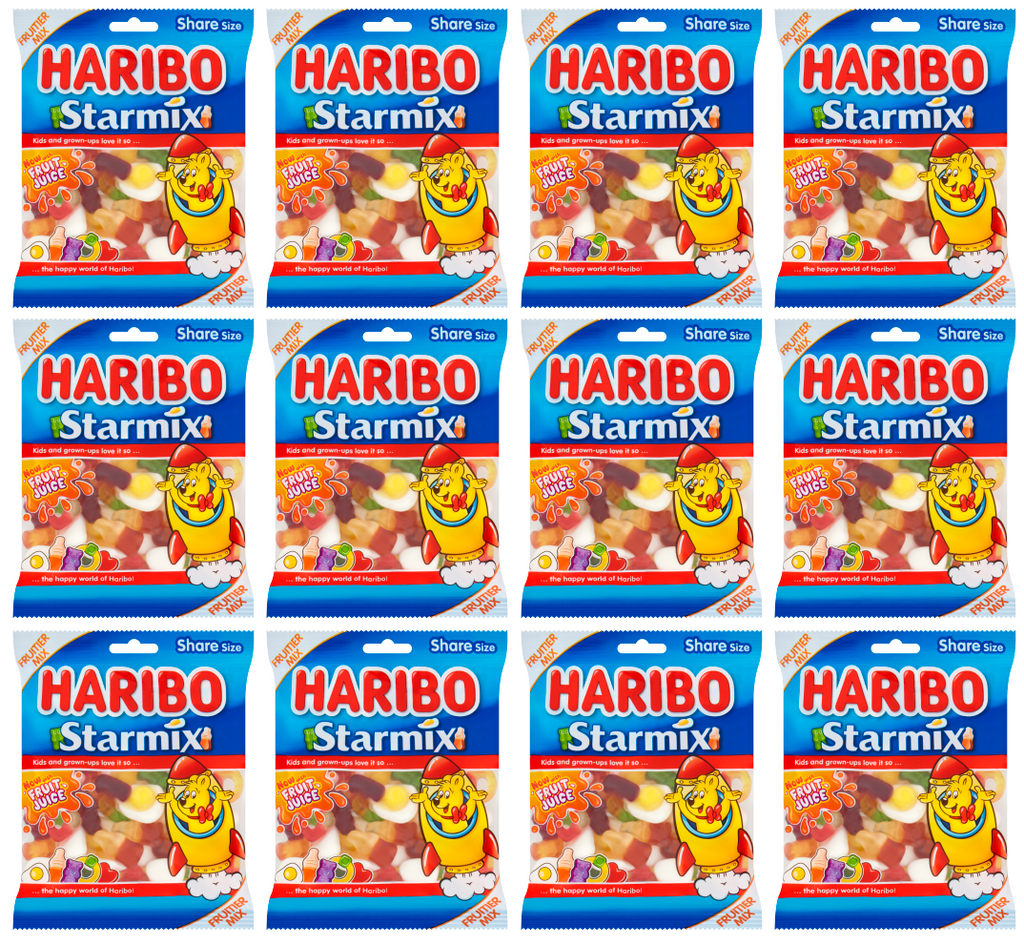 12 x Haribo Starmix 160Gm