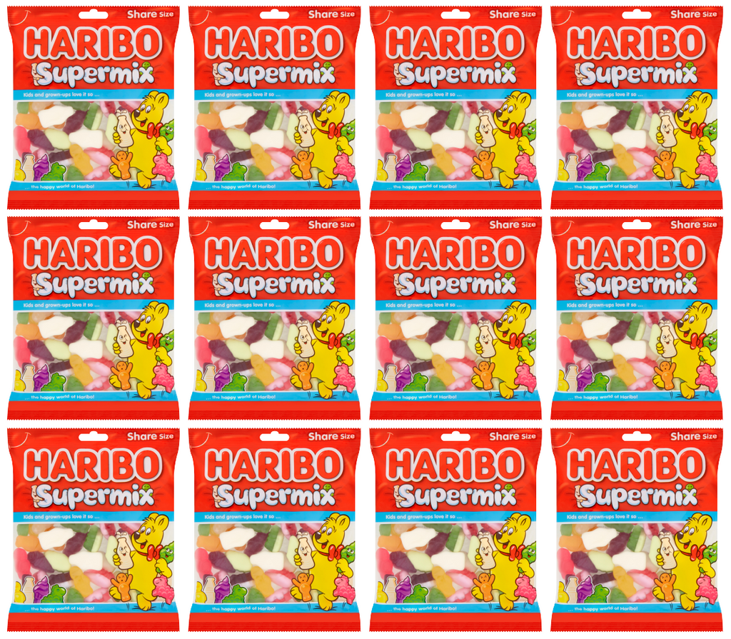 12 x Haribo Supermix 160Gm