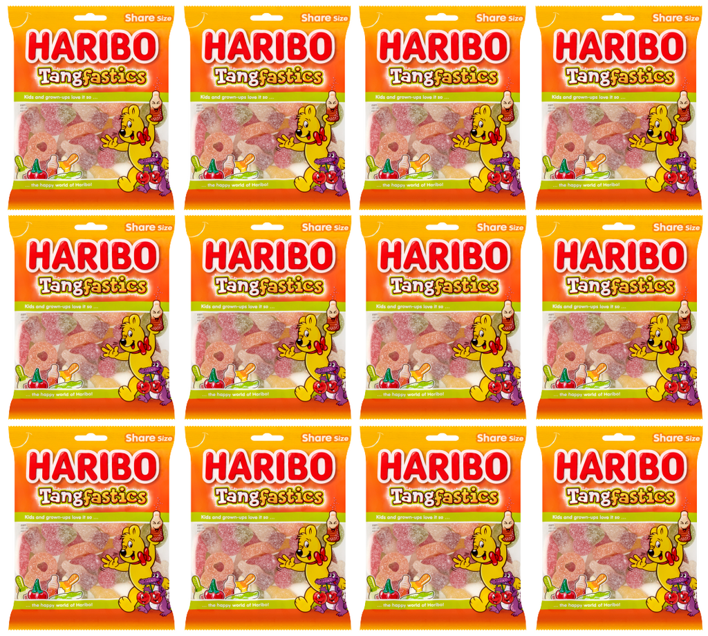 12 x Haribo Tangfastics 160Gm