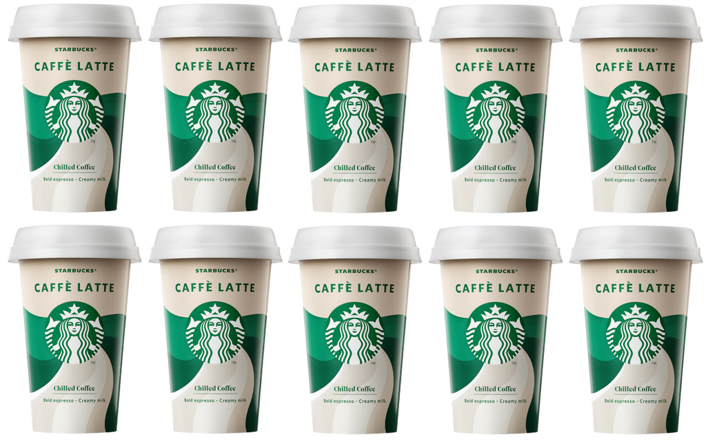 10 x Starbucks Discoveries Seattle Latte 220Ml