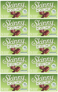 10 x Skinny Crunch Dark Chocolate & Mint 5X19Gm