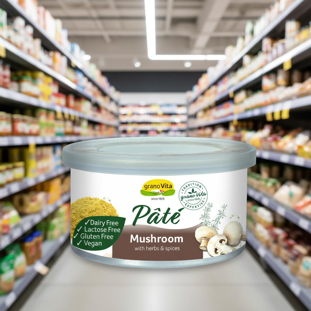Granovita Mushroom Pate Tin - 125g