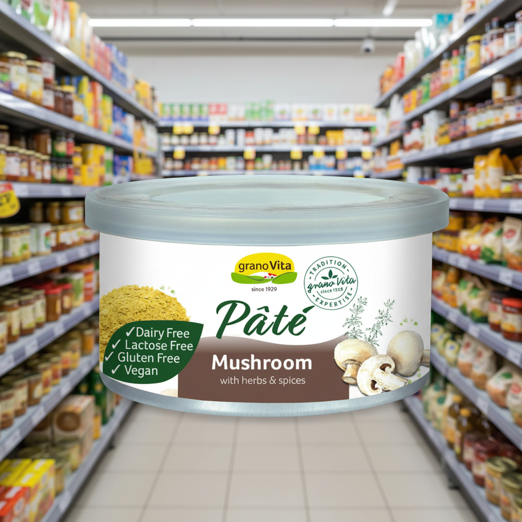 Granovita Mushroom Pate Tin - 125g