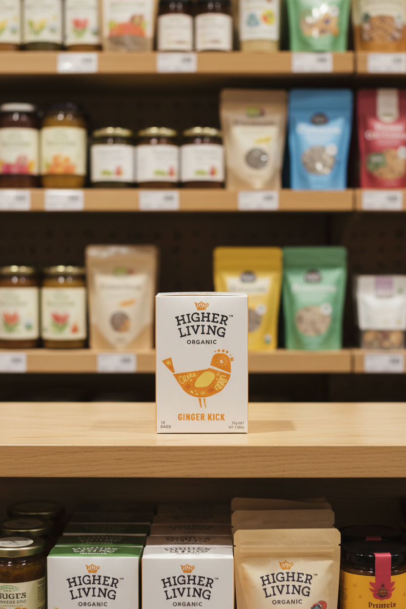 4 x Higher Living Ginger Kick - 15g