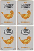 4 x Higher Living Ginger Kick - 15g