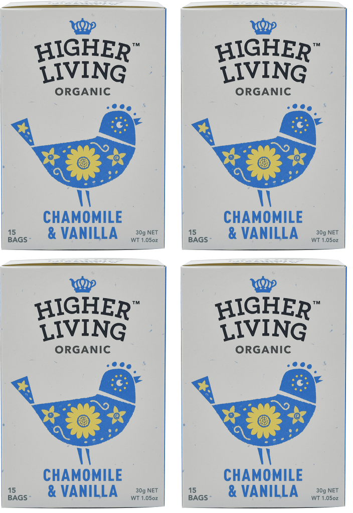 4 x Higher Living Chamomile & Vanilla - 15g
