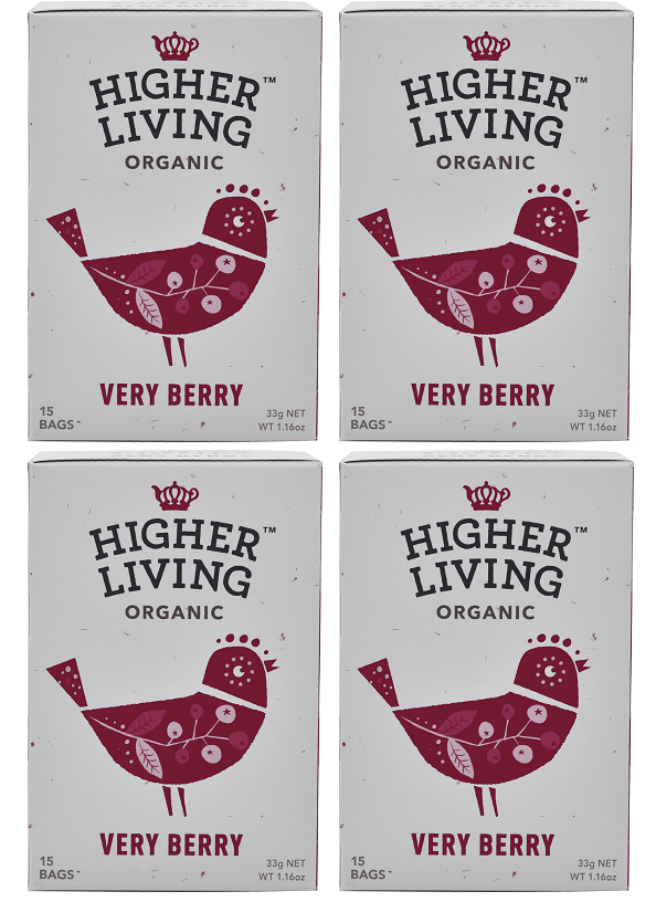 4 x Higher Living Very Berry - 15g