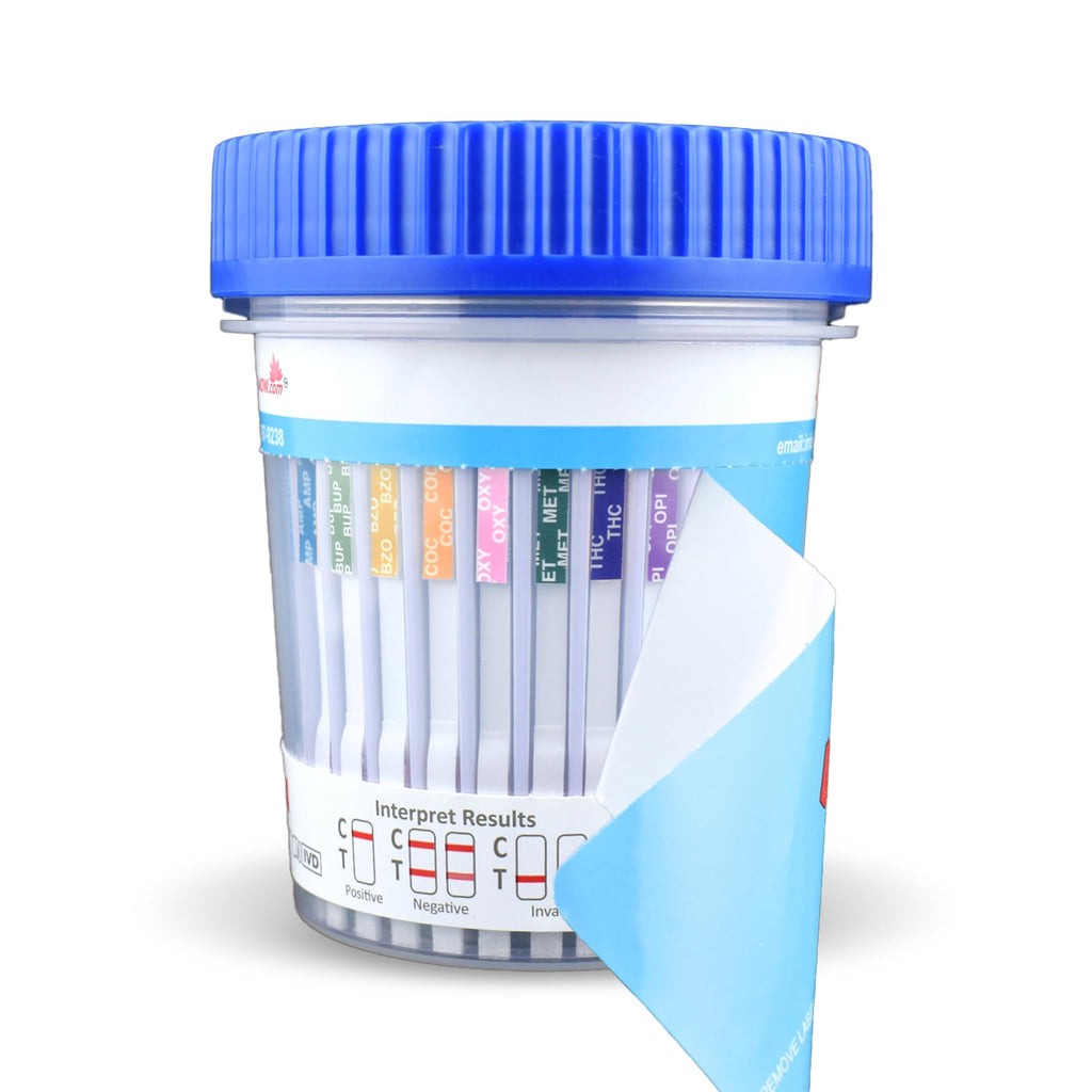 12 Panel Now 100-Pack Urine Drug Test Kit with Temperature Strips – 12-Panel At-Home Testing