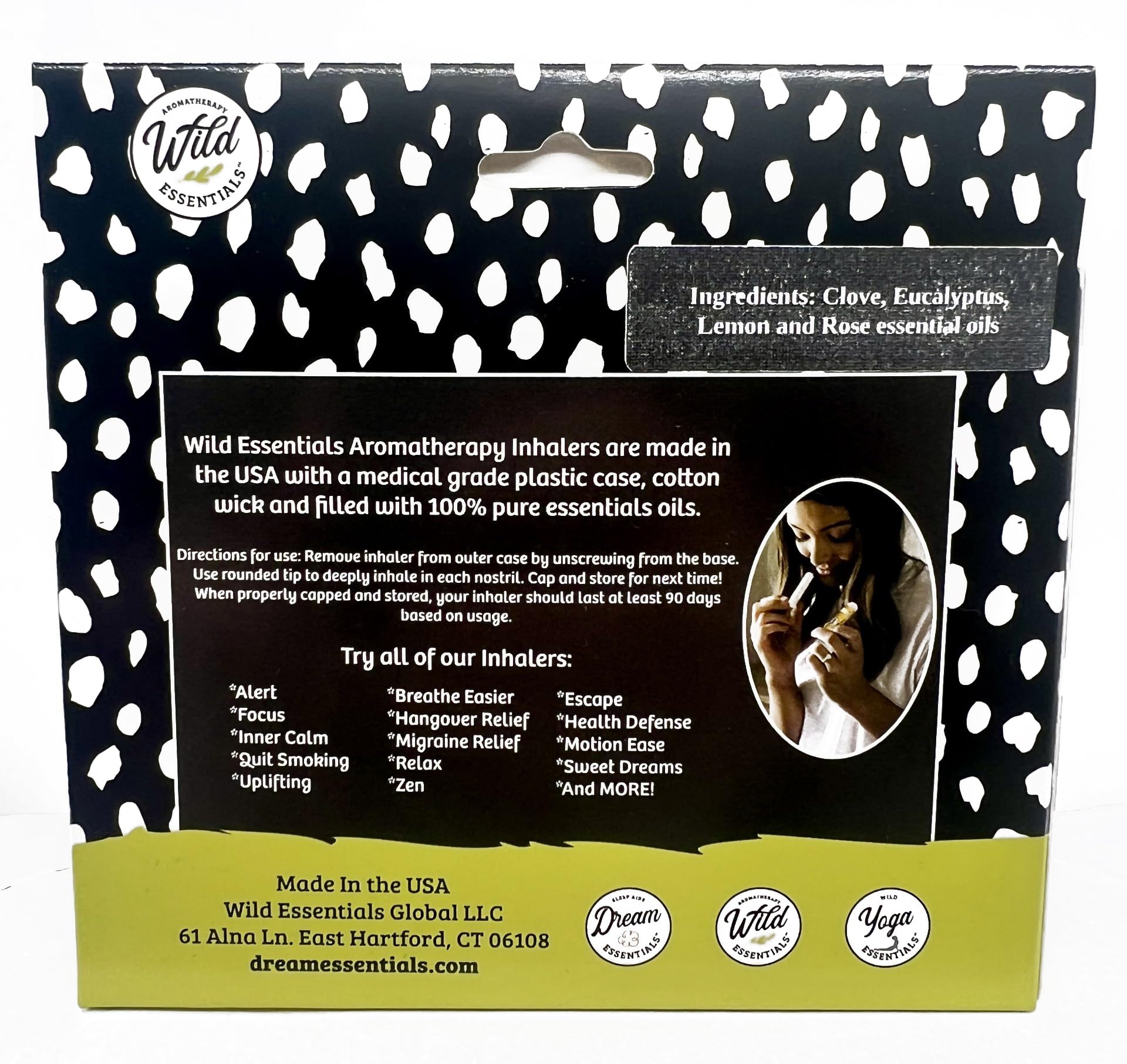 Wild Essentials Smell Training Kit Nasal Inhalers, Made in The USA, Pure Essential Oils, Olfactory Therapy, Loss of Smell, Aromatherapy, All Natural