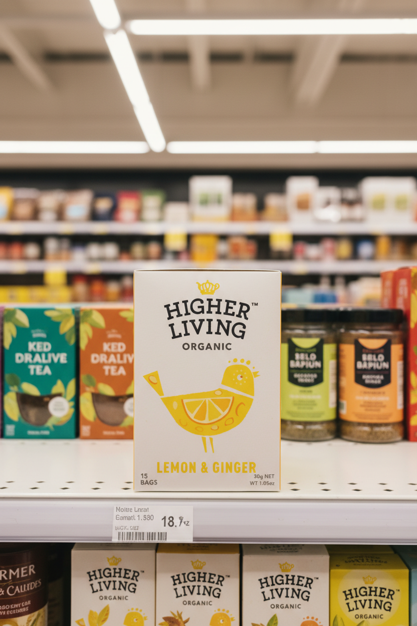 4 x Higher Living Lemon & Ginger - 15g