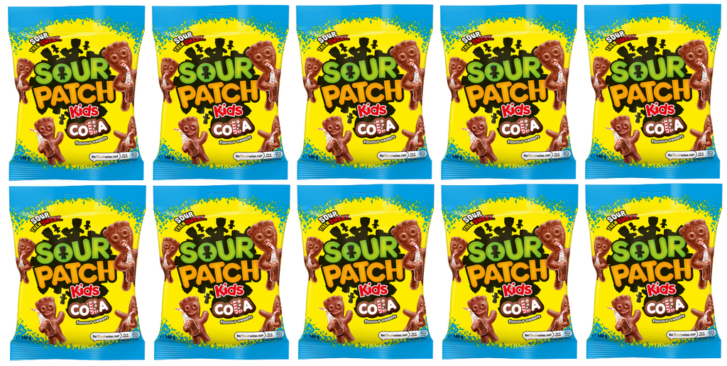 10 X Sour Patch Cola 140G