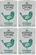 4 x Higher Living Peppermint & Licorice - 15g