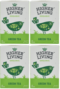 4 x Higher Living Green Tea - 20g