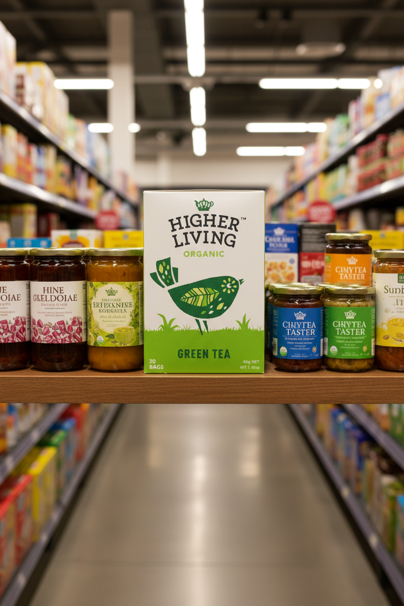4 x Higher Living Green Tea - 20g