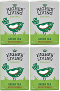 4 x Higher Living Green Tea Coconut - 20g