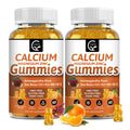 1200mg Calcium Gummies with D3, K2, B12 & B6 – Plant Calcium Magnesium | 2-Pack
