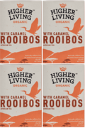 4 x Higher Living Rooibos With Caramel - 20g