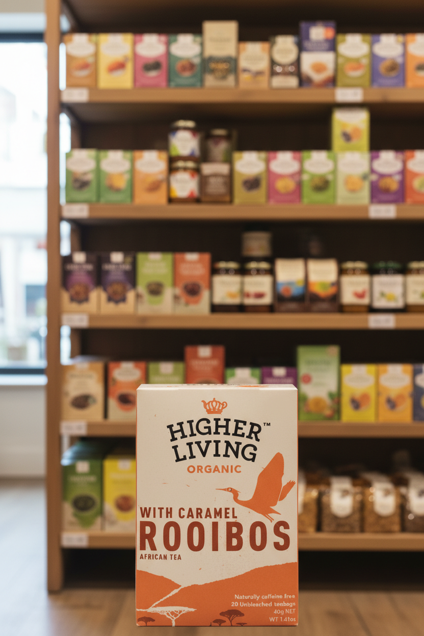 4 x Higher Living Rooibos With Caramel - 20g