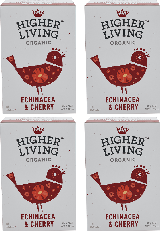 4 x Higher Living Echinacea & Cherry - 15g