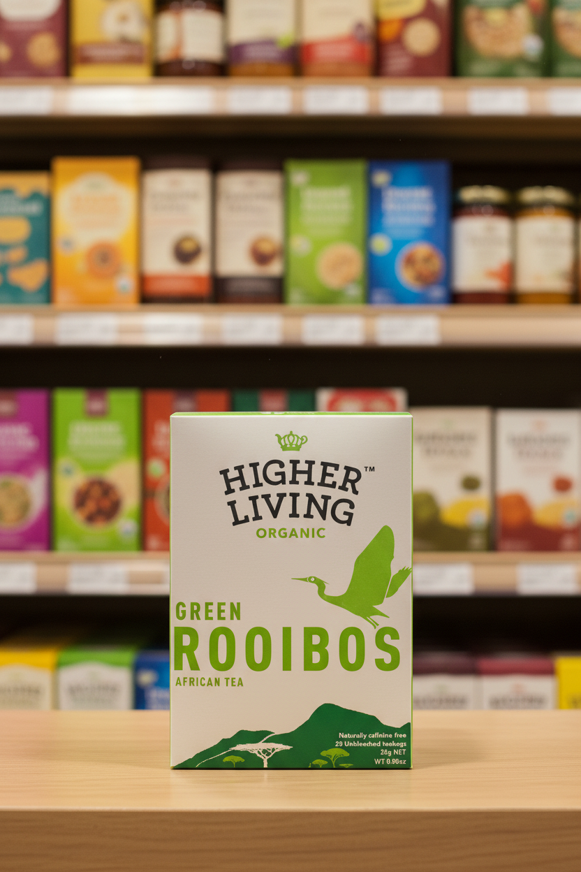 4 x Higher Living Green Rooibos - 20g