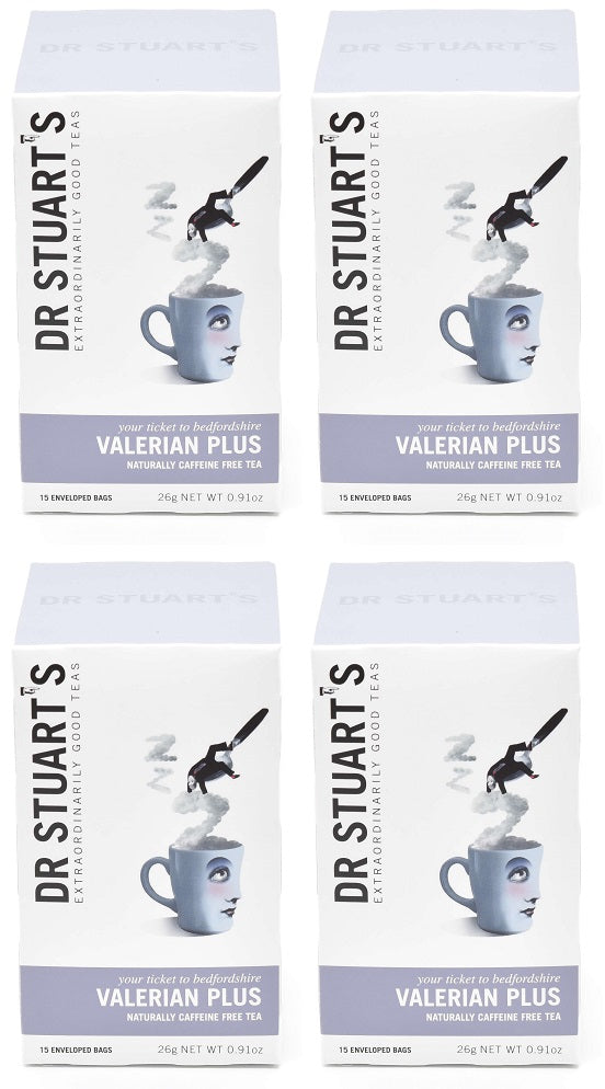 4 x Dr Stuarts Valerian Plus - 15g