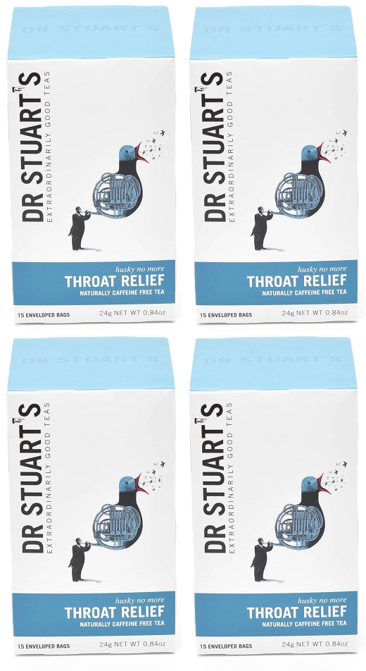 4 x Dr Stuarts Throat Relief - 15g