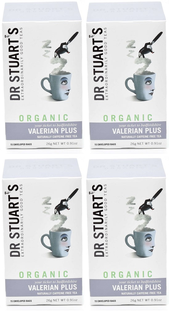 4 x Dr Stuarts Organic Valerian Plus - 15g