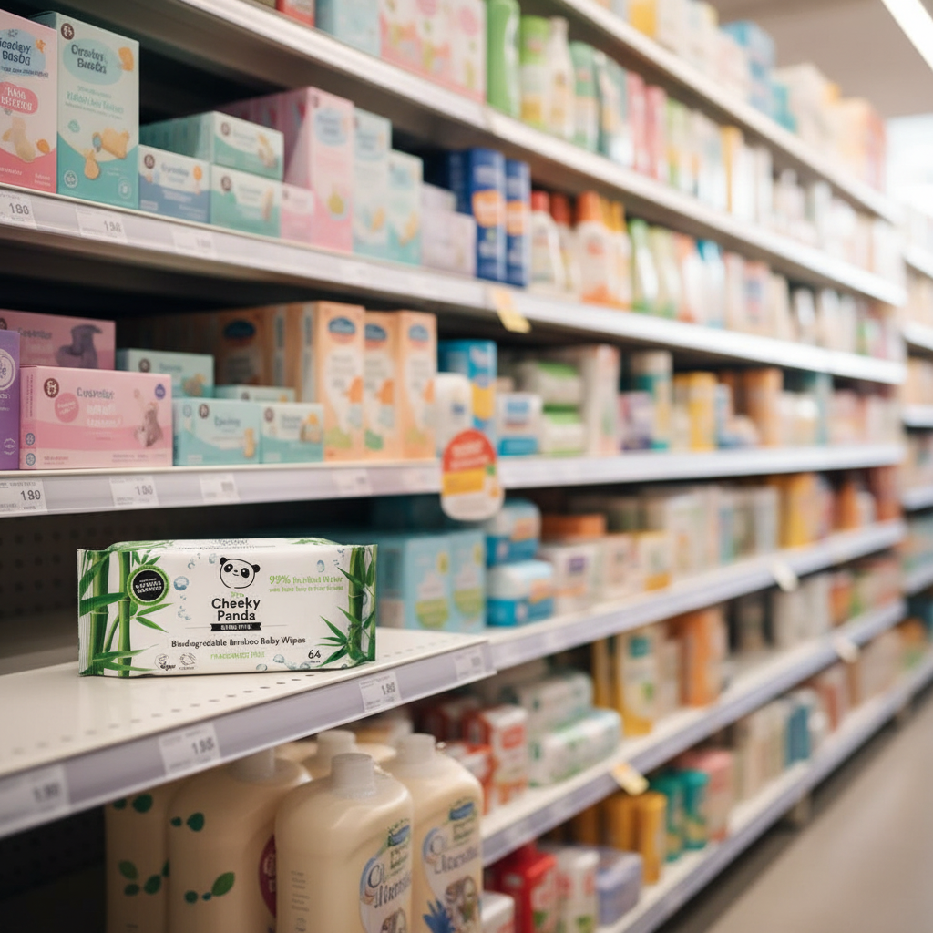 The Cheeky Panda Baby Wipes 64s - 1pc