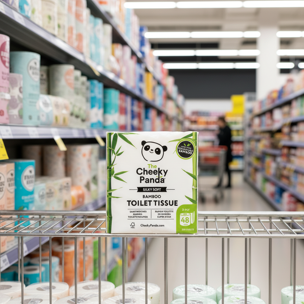The Cheeky Panda Plastic free toilet tissue - 48pc