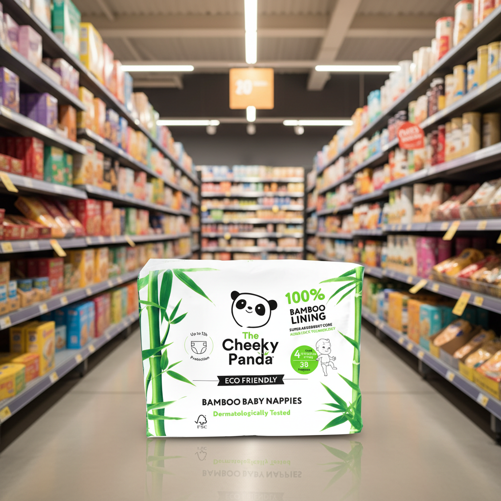 The Cheeky Panda Nappies Size 4 - 34pc