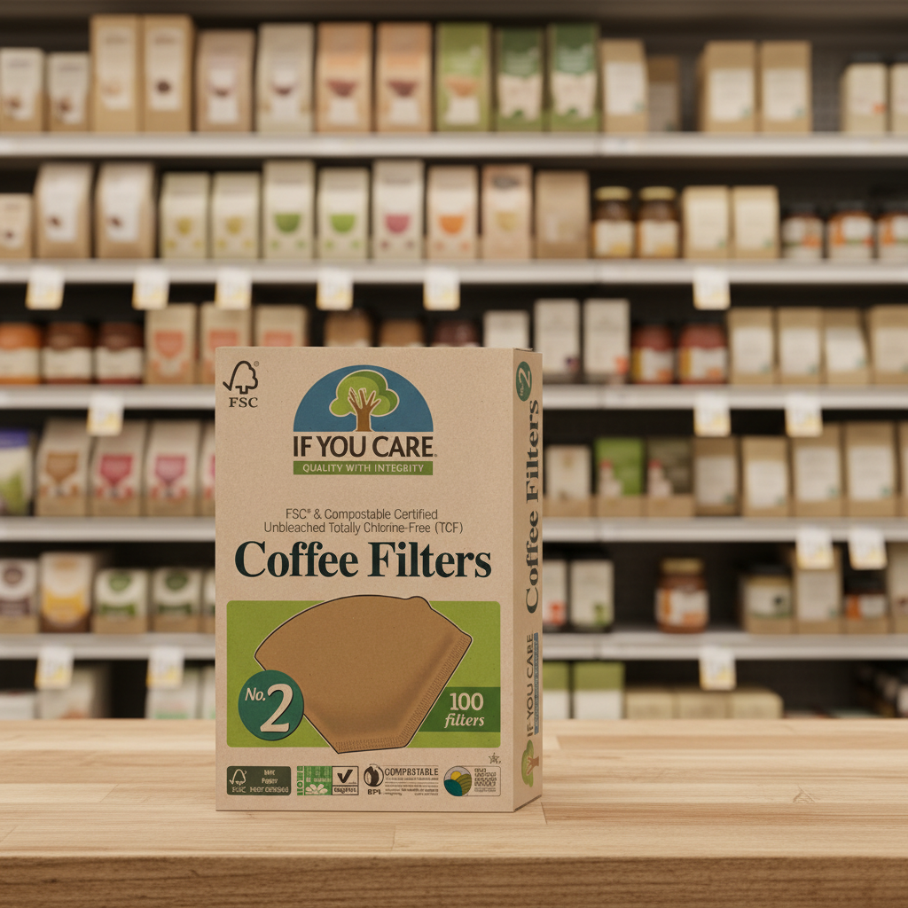 If You Care FSC Cert Unbleached Coffee Filters No.2 - 1pc
