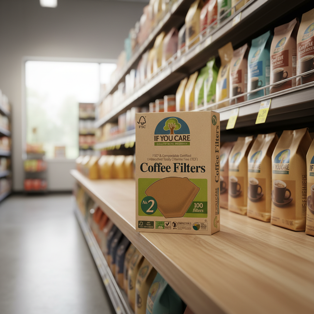 If You Care FSC Cert Unbleached Coffee Filters No.2 - 1pc
