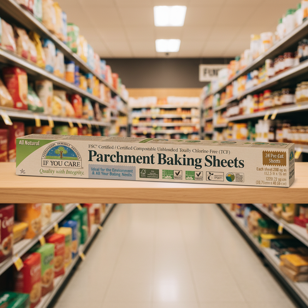 If You Care FSC Cert Unbleached Parch Baking Sheets - 1pc