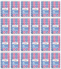 24 X Lets Party Striped Paper Straws 36 PACK