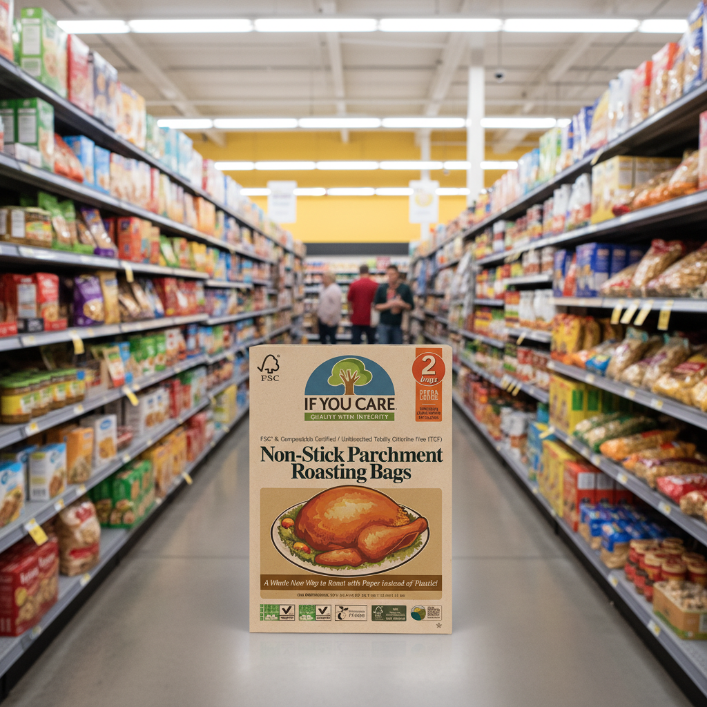 If You Care FSC Cert Unbleached Ex/Large Roast Bags - 1pc